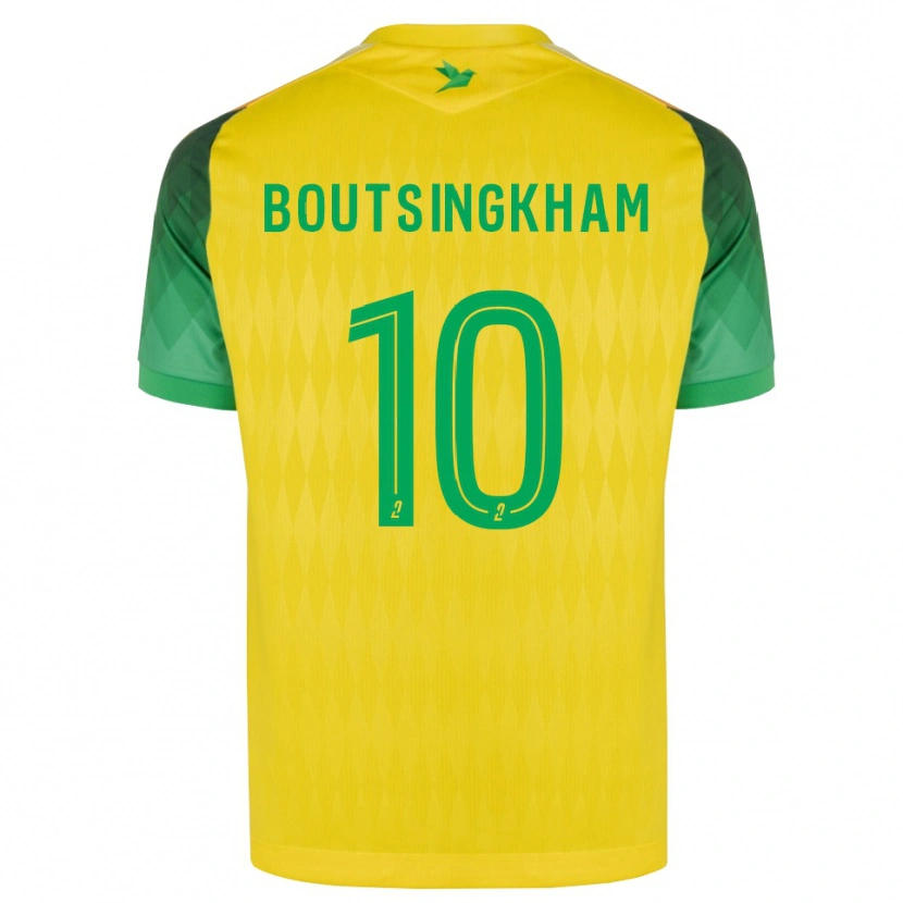 Danxen Kinder Hugo Boutsingkham #10 Gelb Grün Rot Heimtrikot Trikot 2026/27 T-Shirt