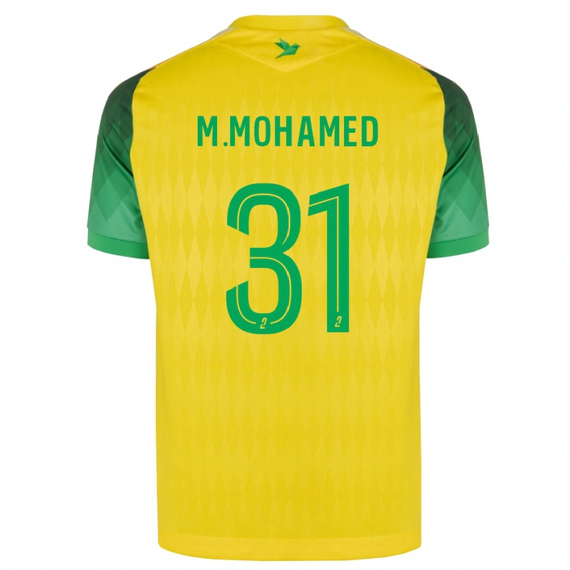 Danxen Kinder Mostafa Mohamed #31 Gelb Grün Rot Heimtrikot Trikot 2026/27 T-Shirt