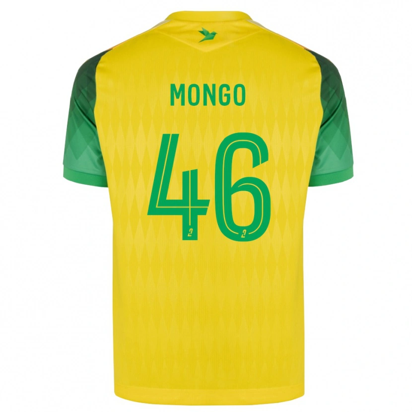 Danxen Kinder Enzo Mongo #46 Gelb Grün Rot Heimtrikot Trikot 2026/27 T-Shirt