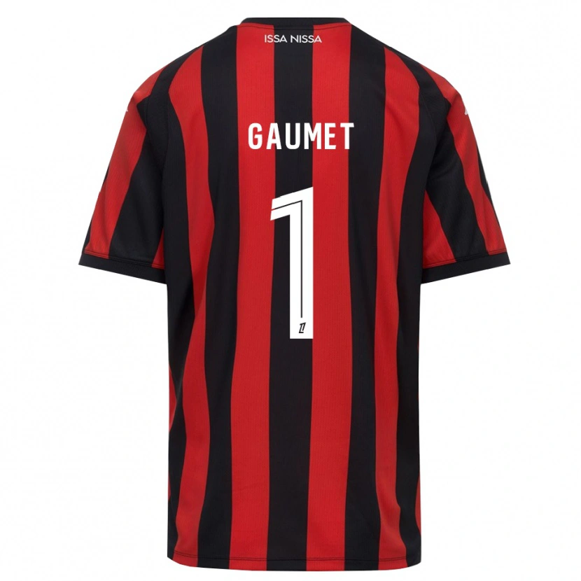 Danxen Kinder Noa Gaumet #1 Rot Schwarz Weiß Heimtrikot Trikot 2026/27 T-Shirt