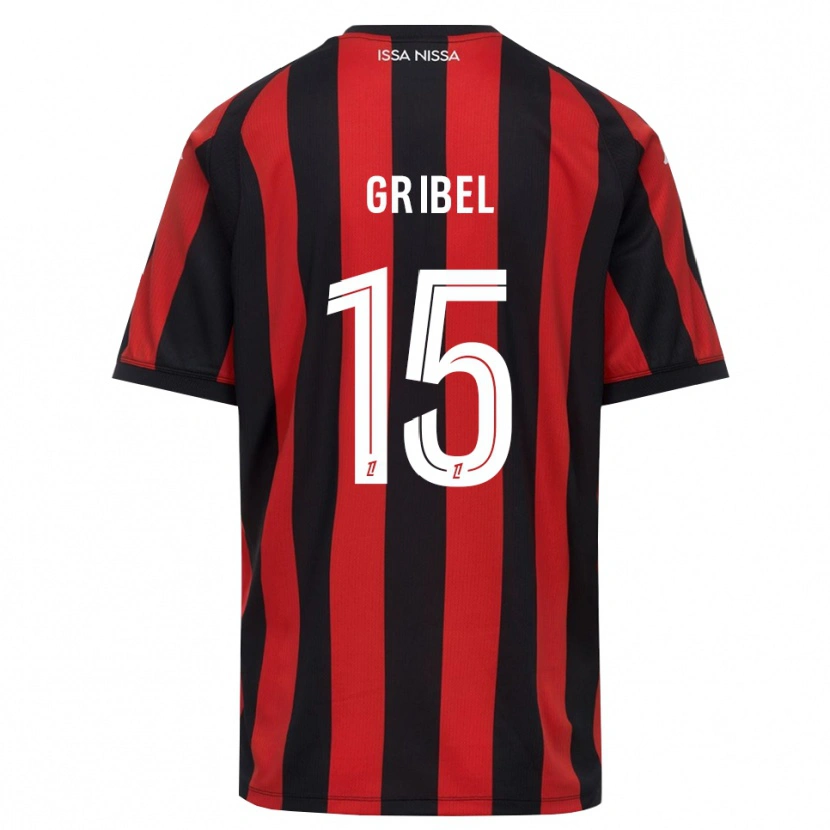 Danxen Kinder Naomie Gribel #15 Rot Schwarz Weiß Heimtrikot Trikot 2026/27 T-Shirt