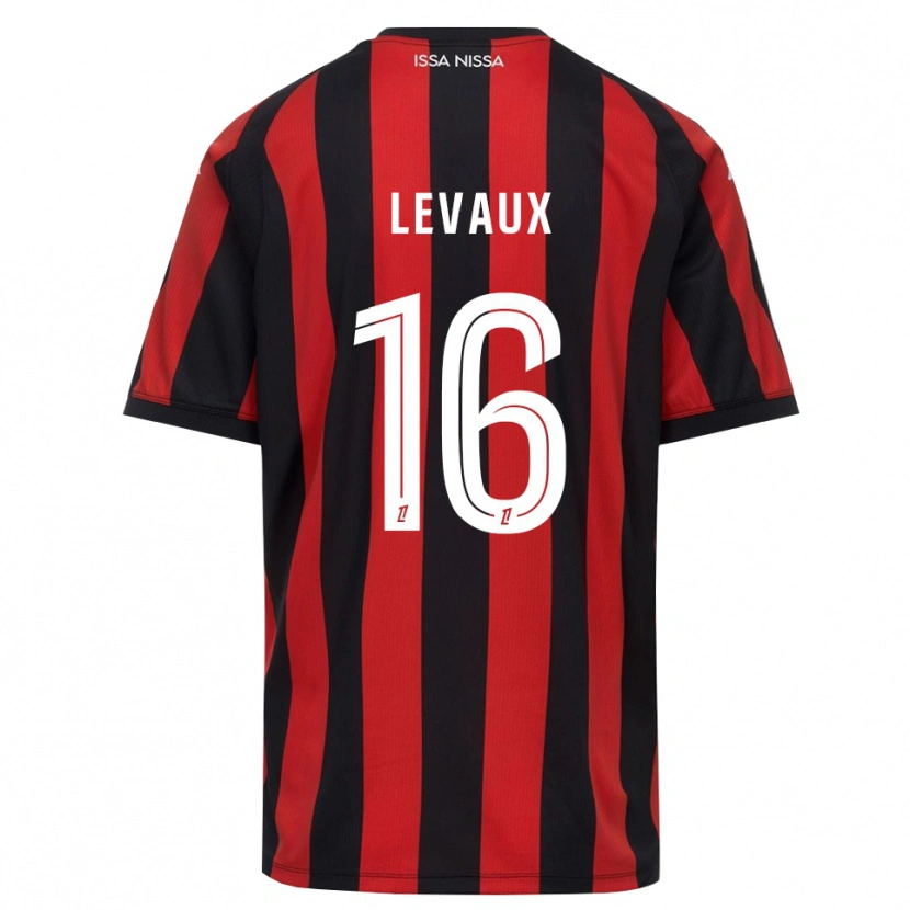 Danxen Kinder Lana Levaux #16 Rot Schwarz Weiß Heimtrikot Trikot 2026/27 T-Shirt