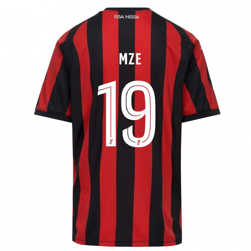 Danxen Kinder Yrma Mze Issa #19 Rot Schwarz Weiß Heimtrikot Trikot 2026/27 T-Shirt
