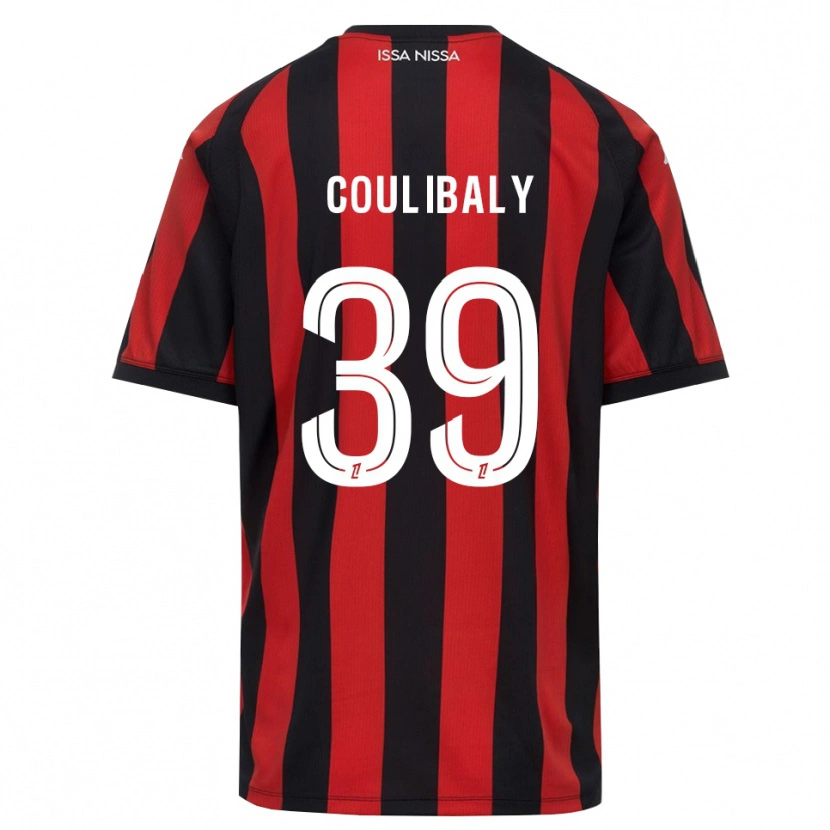 Danxen Kinder Djibril Coulibaly #39 Rot Schwarz Weiß Heimtrikot Trikot 2026/27 T-Shirt