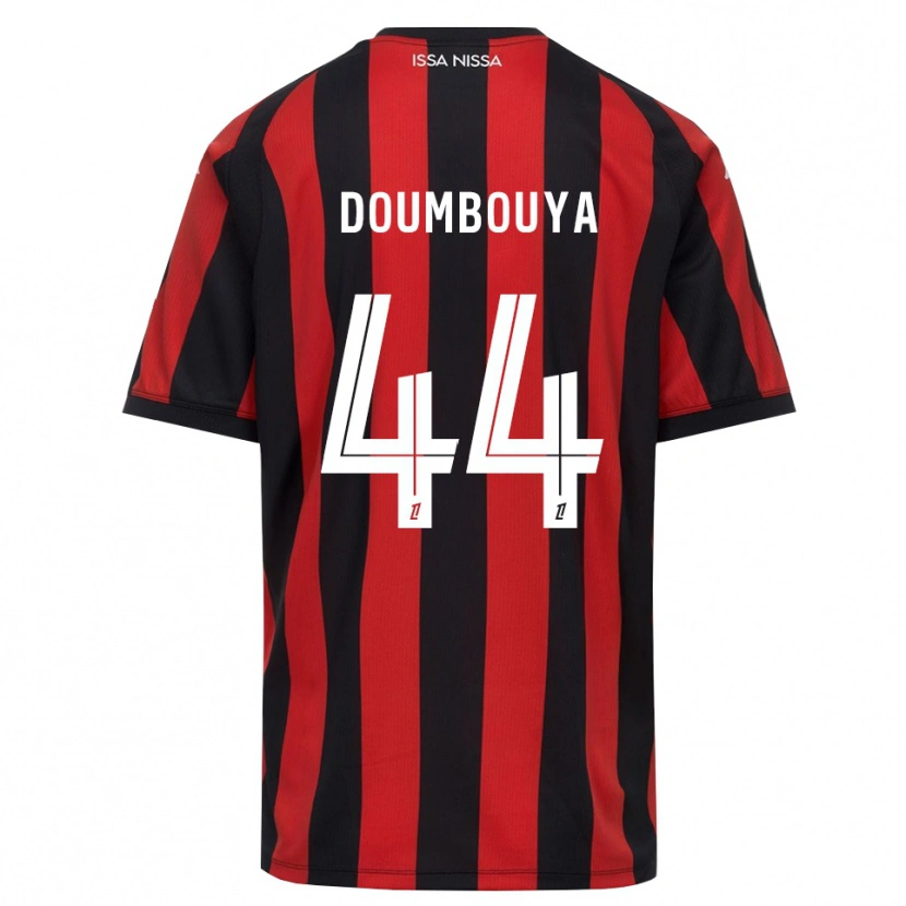 Danxen Kinder Amidou Doumbouya #44 Rot Schwarz Weiß Heimtrikot Trikot 2026/27 T-Shirt