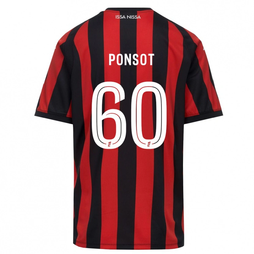 Danxen Kinder Martin Ponsot #60 Rot Schwarz Weiß Heimtrikot Trikot 2026/27 T-Shirt