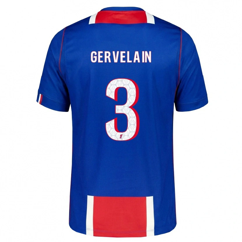 Danxen Kinder Jordan Gervelain #3 Rot Weiß Blau Heimtrikot Trikot 2026/27 T-Shirt