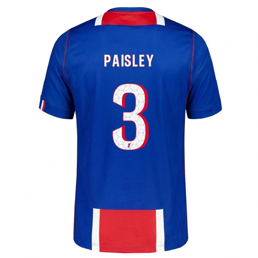 Danxen Kinder Jarell Paisley #3 Rot Weiß Blau Heimtrikot Trikot 2026/27 T-Shirt