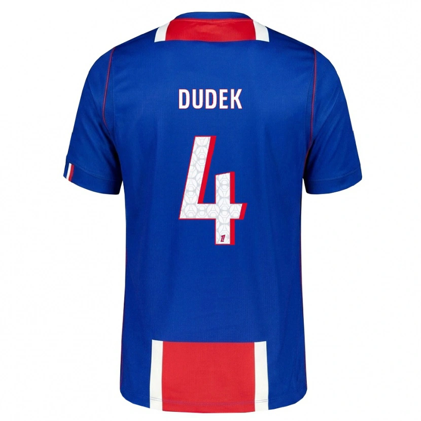 Danxen Kinder Paulina Dudek #4 Rot Weiß Blau Heimtrikot Trikot 2026/27 T-Shirt