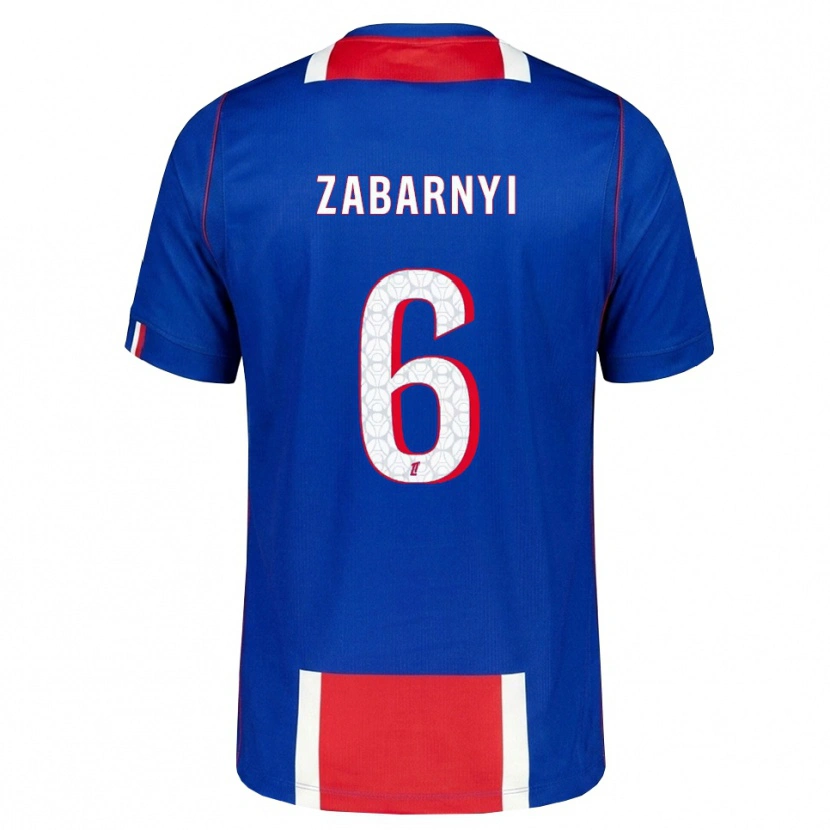 Danxen Kinder Ilya Zabarnyi #6 Rot Weiß Blau Heimtrikot Trikot 2026/27 T-Shirt