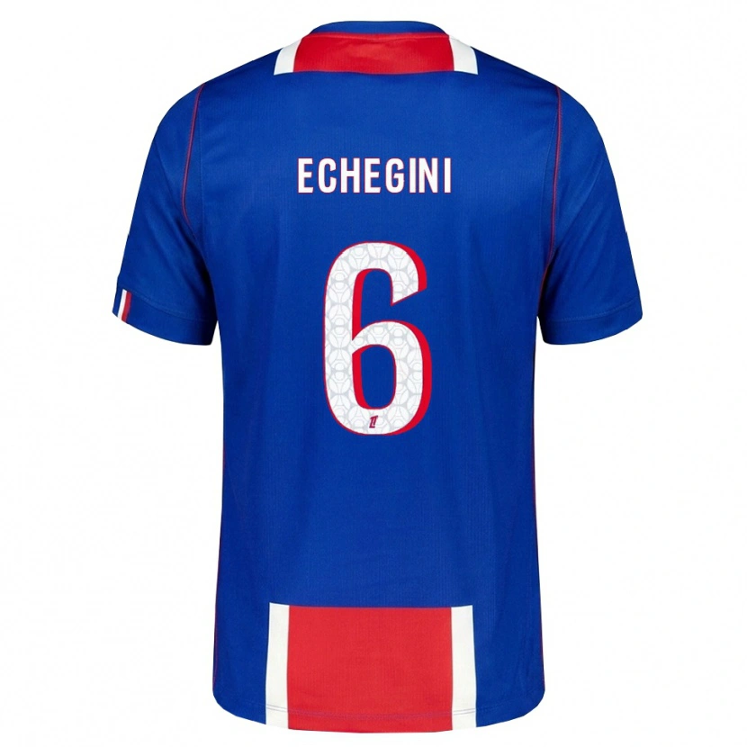 Danxen Kinder Joe Echegini #6 Rot Weiß Blau Heimtrikot Trikot 2026/27 T-Shirt