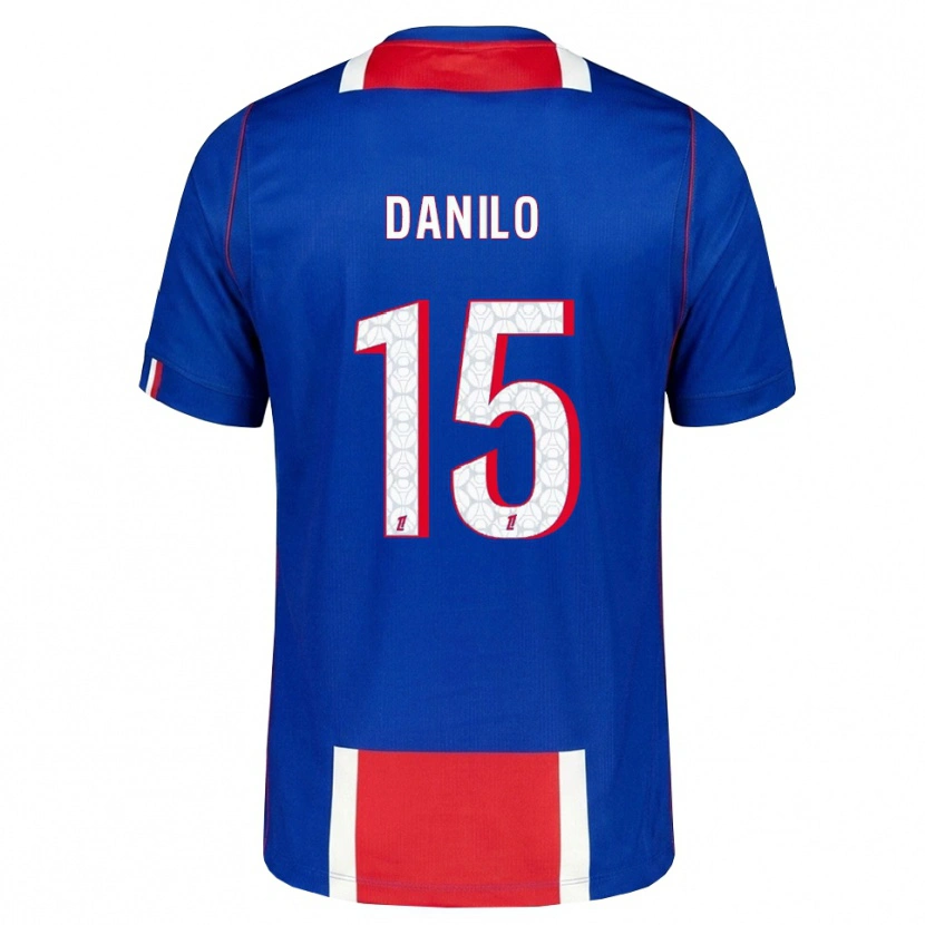 Danxen Kinder Danilo Pereira #15 Rot Weiß Blau Heimtrikot Trikot 2026/27 T-Shirt