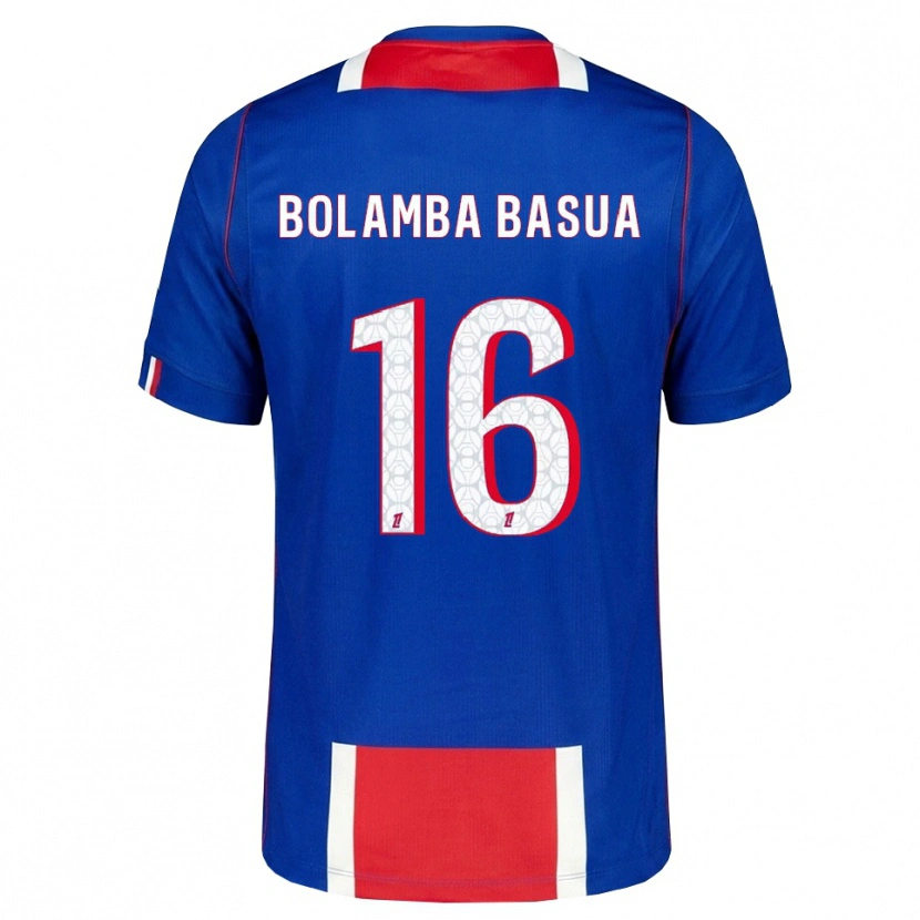 Danxen Kinder Kévin Bolamba Basua #16 Rot Weiß Blau Heimtrikot Trikot 2026/27 T-Shirt