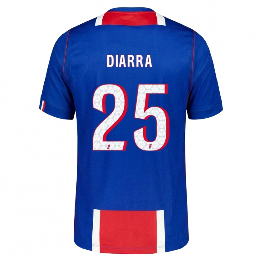 Danxen Kinder Agueissa Diarra #25 Rot Weiß Blau Heimtrikot Trikot 2026/27 T-Shirt