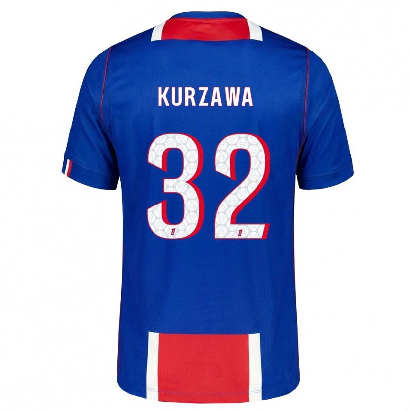 Danxen Kinder Layvin Kurzawa #32 Rot Weiß Blau Heimtrikot Trikot 2026/27 T-Shirt