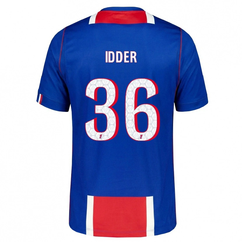 Danxen Kinder Younes Idder #36 Rot Weiß Blau Heimtrikot Trikot 2026/27 T-Shirt