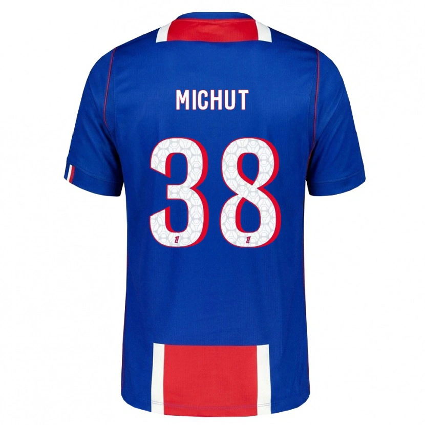 Danxen Kinder Edouard Michut #38 Rot Weiß Blau Heimtrikot Trikot 2026/27 T-Shirt