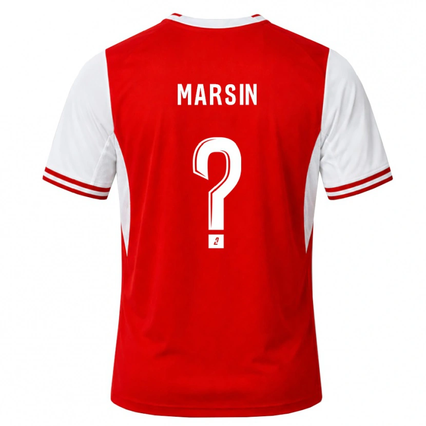 Danxen Kinder Antonin Marsin #0 Rot Weiß Heimtrikot Trikot 2026/27 T-Shirt