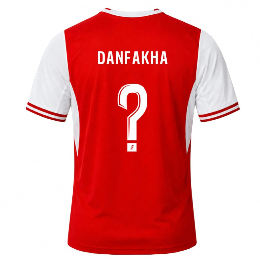 Danxen Kinder Dialla Danfakha #0 Rot Weiß Heimtrikot Trikot 2026/27 T-Shirt