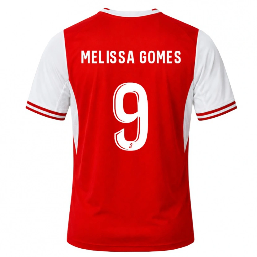Danxen Kinder Melissa Ferreira Gomes #9 Rot Weiß Heimtrikot Trikot 2026/27 T-Shirt
