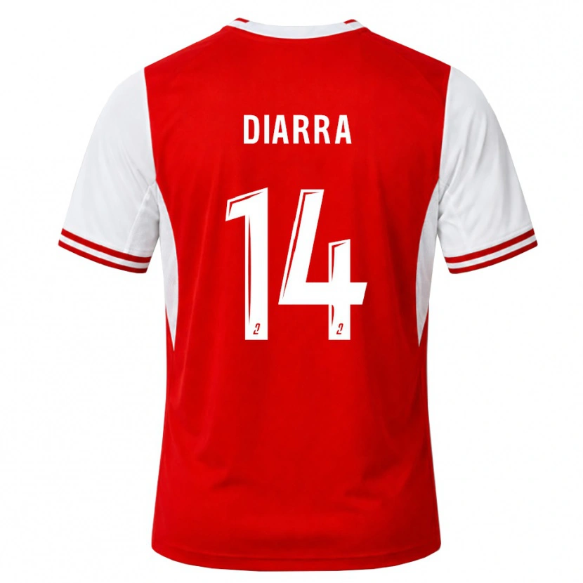 Danxen Kinder Amidou Diarra #14 Rot Weiß Heimtrikot Trikot 2026/27 T-Shirt