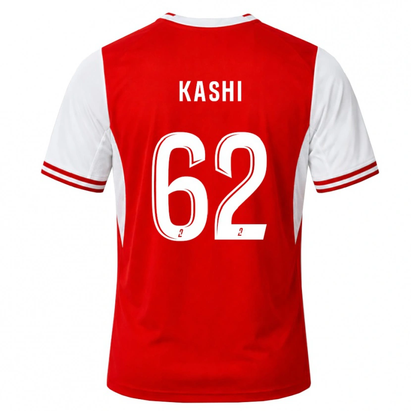 Danxen Kinder Amine Kashi #62 Rot Weiß Heimtrikot Trikot 2026/27 T-Shirt