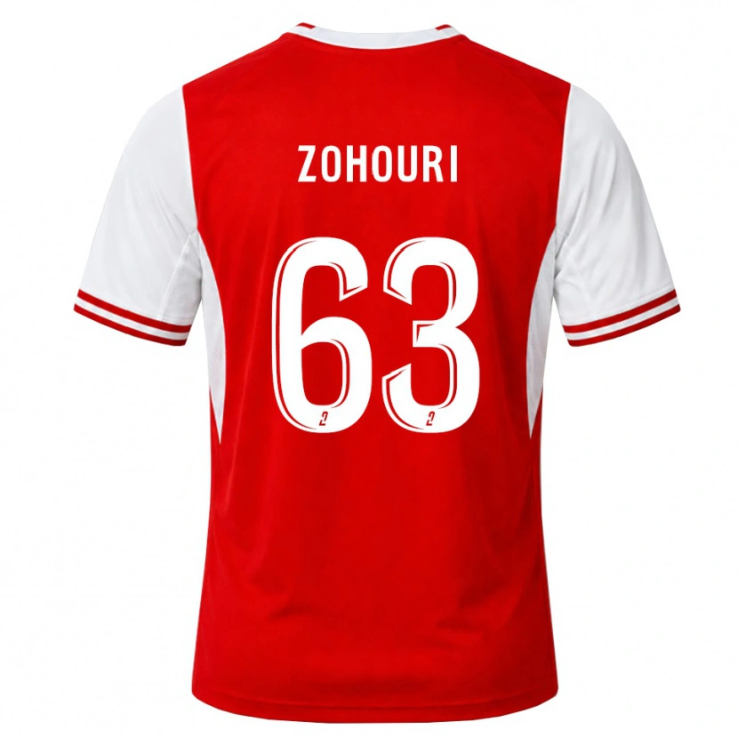 Danxen Kinder Armel Zohouri #63 Rot Weiß Heimtrikot Trikot 2026/27 T-Shirt