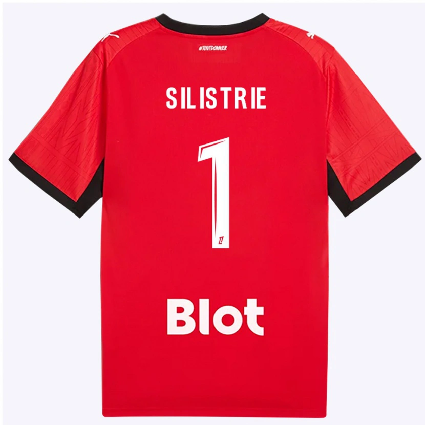 Danxen Kinder Mathys Silistrie #1 Rot Schwarz Weiß Heimtrikot Trikot 2026/27 T-Shirt