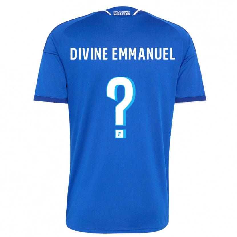 Danxen Kinder Victor Divine Emmanuel #0 Königsblau Weiß Heimtrikot Trikot 2026/27 T-Shirt