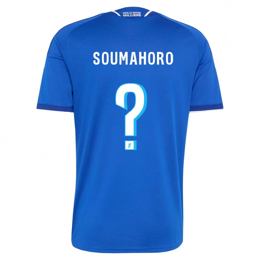 Danxen Kinder Mohamed Soumahoro #0 Königsblau Weiß Heimtrikot Trikot 2026/27 T-Shirt