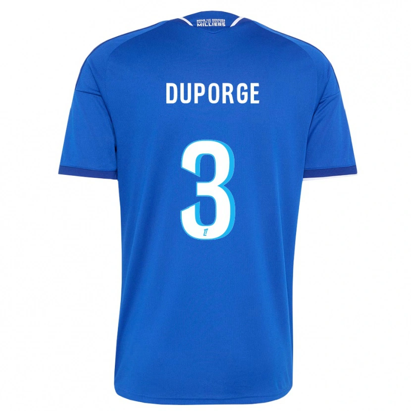 Danxen Kinder Morgane Duporge #3 Königsblau Weiß Heimtrikot Trikot 2026/27 T-Shirt