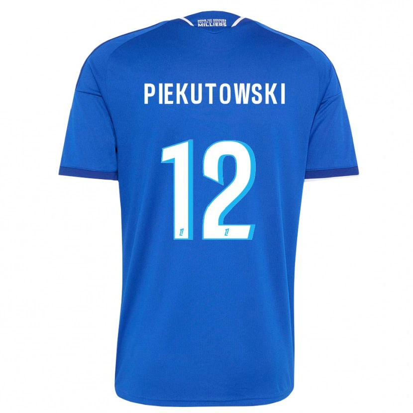 Danxen Kinder Milosz Piekutowski #12 Königsblau Weiß Heimtrikot Trikot 2026/27 T-Shirt