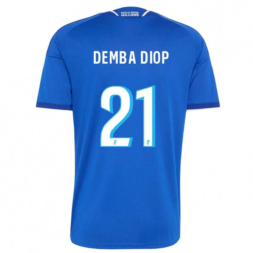 Danxen Kinder Pape Demba Diop #21 Königsblau Weiß Heimtrikot Trikot 2026/27 T-Shirt