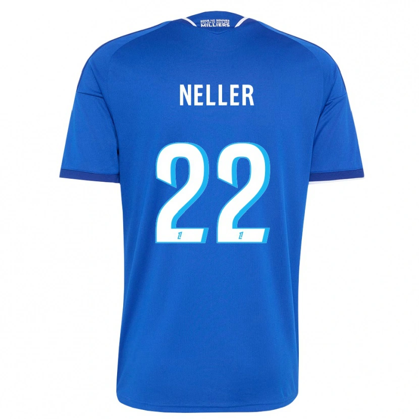 Danxen Kinder Chloé Neller #22 Königsblau Weiß Heimtrikot Trikot 2026/27 T-Shirt
