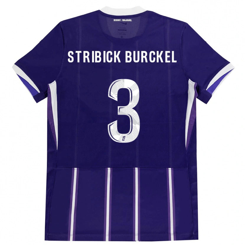 Danxen Kinder Laetitia Stribick-Burckel #3 Lila Weiß Heimtrikot Trikot 2026/27 T-Shirt