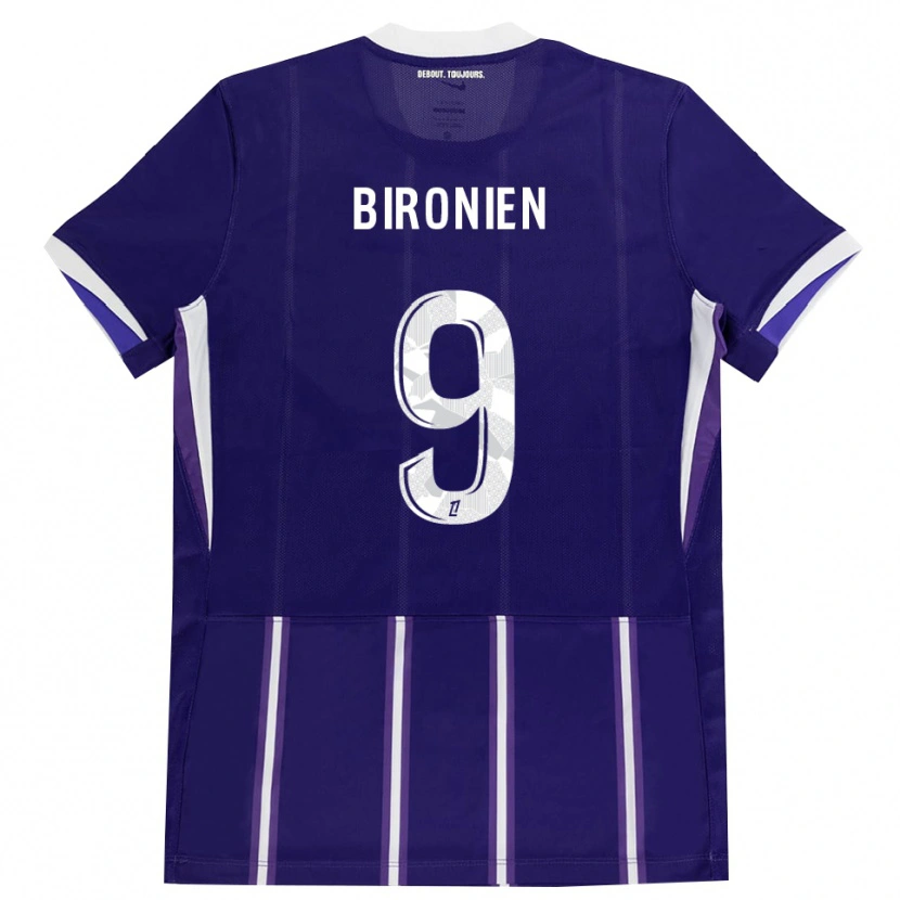 Danxen Kinder Mymithye Bironien #9 Lila Weiß Heimtrikot Trikot 2026/27 T-Shirt