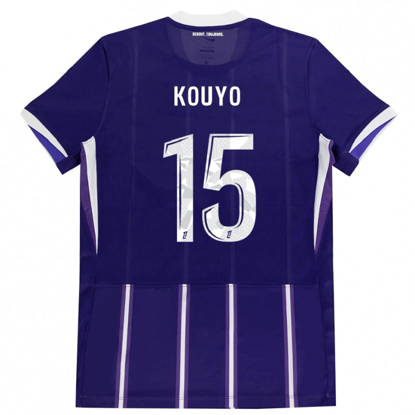 Danxen Kinder Dan Kouyo #15 Lila Weiß Heimtrikot Trikot 2026/27 T-Shirt
