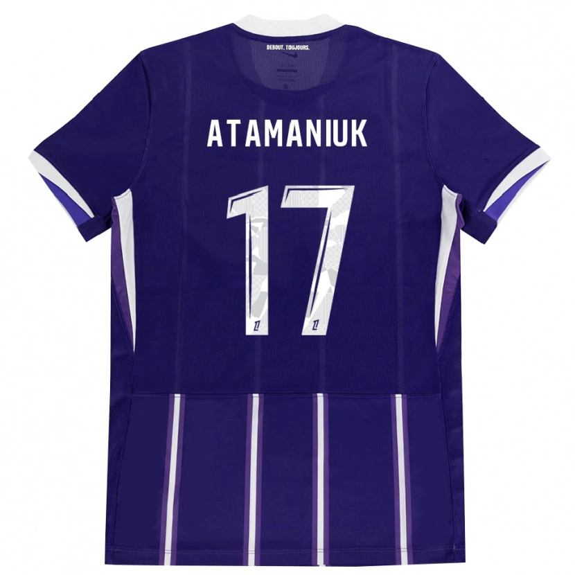 Danxen Kinder Alexandra Atamaniuk #17 Lila Weiß Heimtrikot Trikot 2026/27 T-Shirt