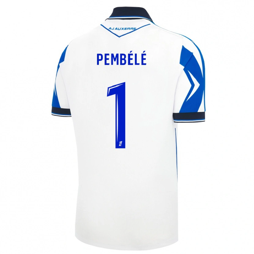 Danxen Kinder Willange Pembélé #1 Schwarz Weiß Blau Heimtrikot Trikot 2026/27 T-Shirt