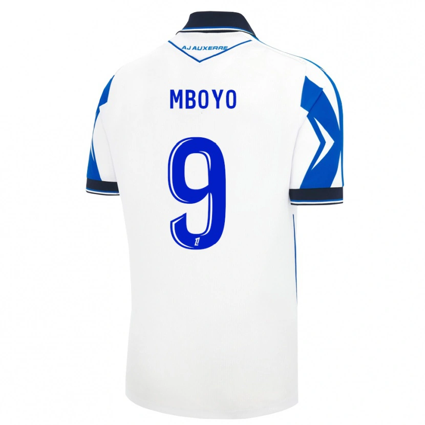 Danxen Kinder Andy Mboyo #9 Schwarz Weiß Blau Heimtrikot Trikot 2026/27 T-Shirt