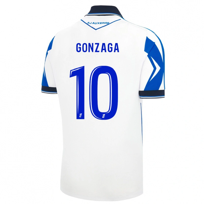 Danxen Kinder Jamal Gonzaga #10 Schwarz Weiß Blau Heimtrikot Trikot 2026/27 T-Shirt