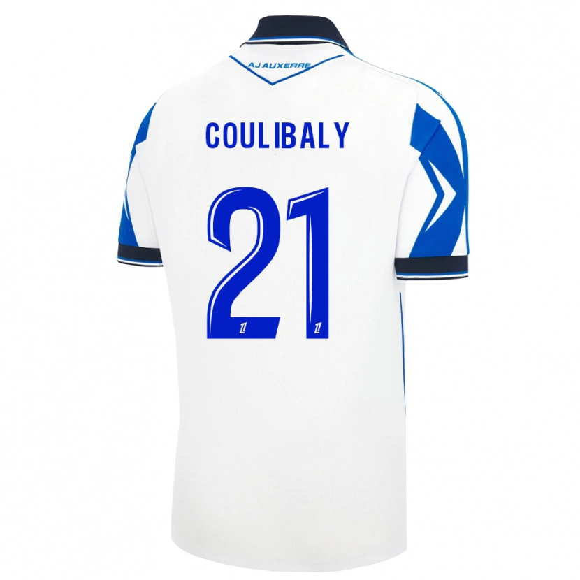 Danxen Kinder Lasso Coulibaly #21 Schwarz Weiß Blau Heimtrikot Trikot 2026/27 T-Shirt