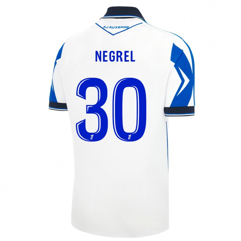 Danxen Kinder Tom Negrel #30 Schwarz Weiß Blau Heimtrikot Trikot 2026/27 T-Shirt