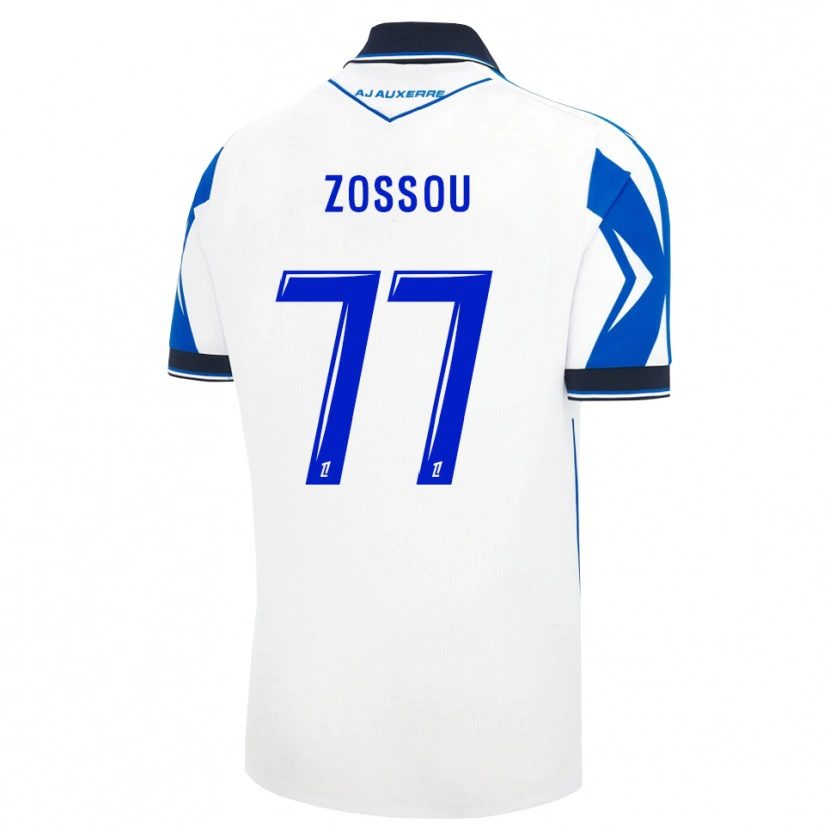 Danxen Kinder Aristide Zossou #77 Schwarz Weiß Blau Heimtrikot Trikot 2026/27 T-Shirt