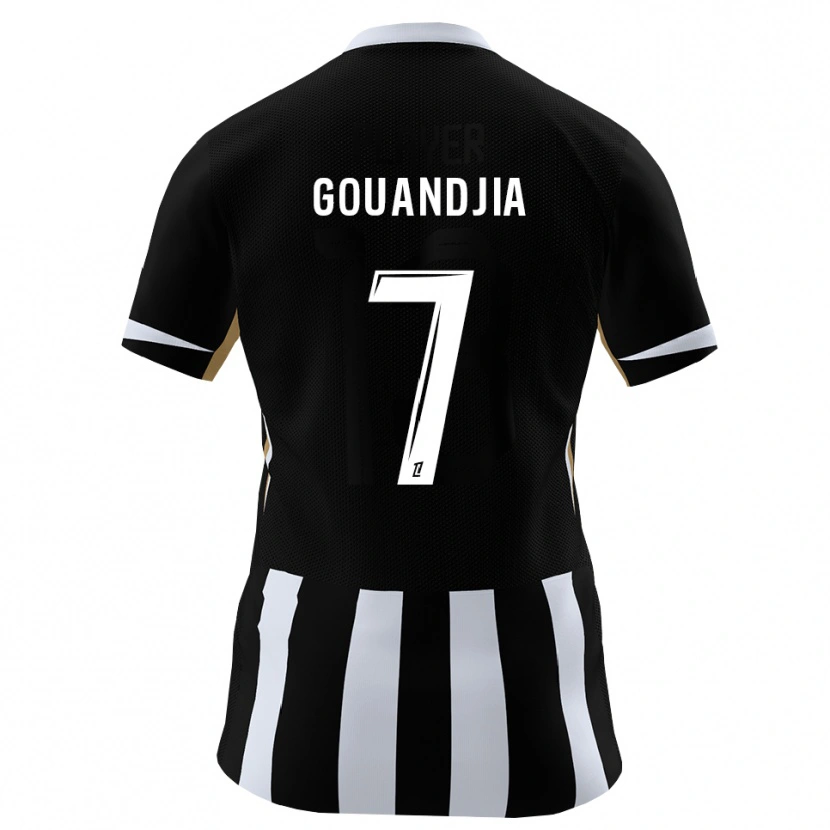 Danxen Kinder Andy Gouandjia #7 Schwarz Blau Heimtrikot Trikot 2026/27 T-Shirt