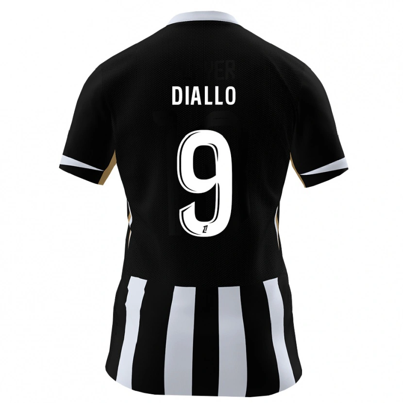Danxen Kinder Mamadou Diallo #9 Schwarz Blau Heimtrikot Trikot 2026/27 T-Shirt