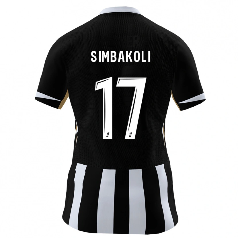 Danxen Kinder Usman Simbakoli #17 Schwarz Blau Heimtrikot Trikot 2026/27 T-Shirt