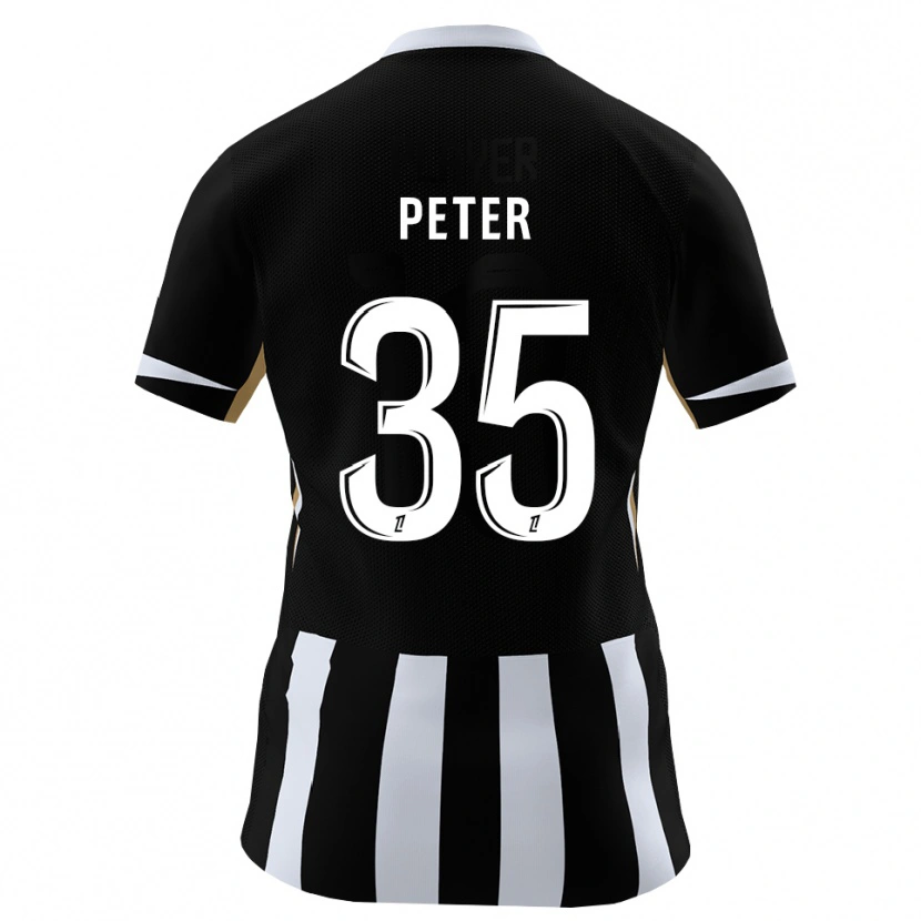 Danxen Kinder Prosper Peter #35 Schwarz Blau Heimtrikot Trikot 2026/27 T-Shirt