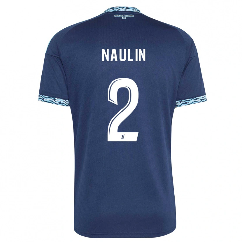 Danxen Kinder Ethan Naulin #2 Stahlblau Weiß Heimtrikot Trikot 2026/27 T-Shirt