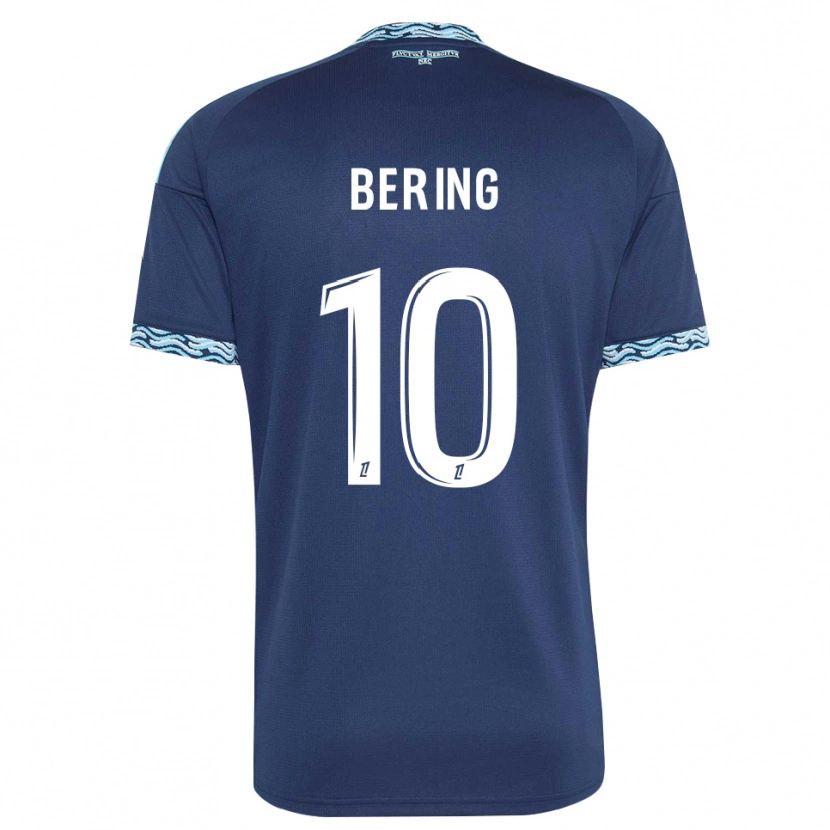 Danxen Kinder Aymerick Bering #10 Stahlblau Weiß Heimtrikot Trikot 2026/27 T-Shirt